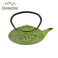 Hot Selling Customized Restaurant Enamel Coated Iron Cast Tea Pot